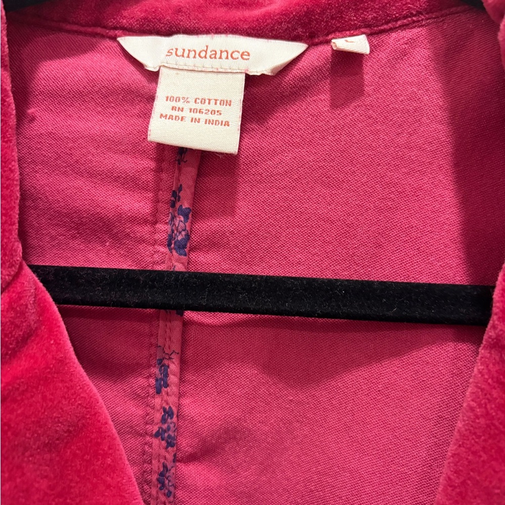 Sundance Fuchsia Corduroy Blazer 100% Cotton 🪱🪱 - Picture 2 of 5